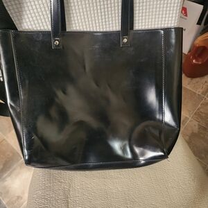 Givenchy Elegant Black Leather Piece Tote Bag